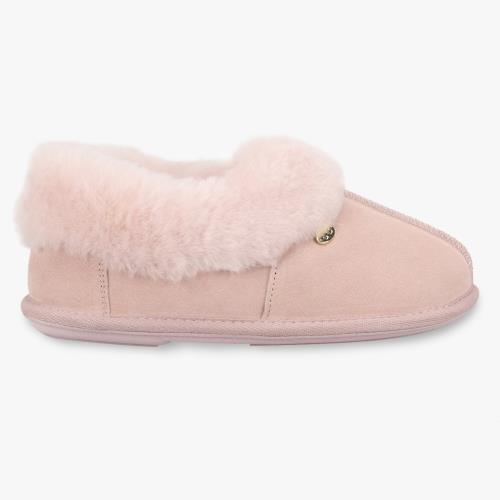 Ladies Classic Sheepskin Slipper  Pink Extra Image 3